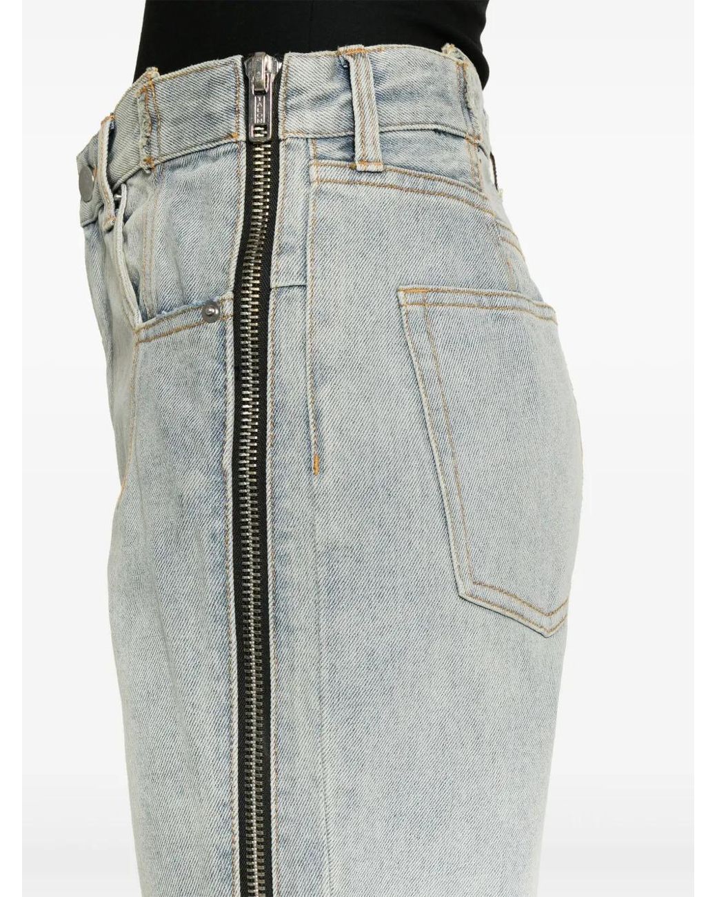 3.1 Phillip Lim Gray High-Waisted Cropped Jeans