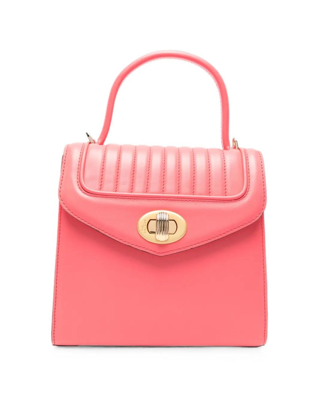 Delage Pink Gesteppte Handtasche