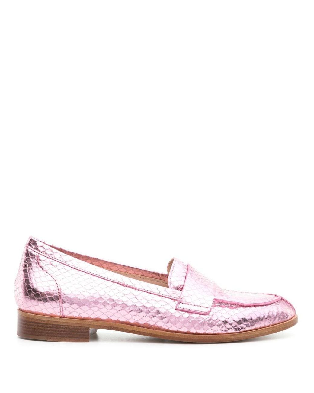 Metallic pink best sale loafers