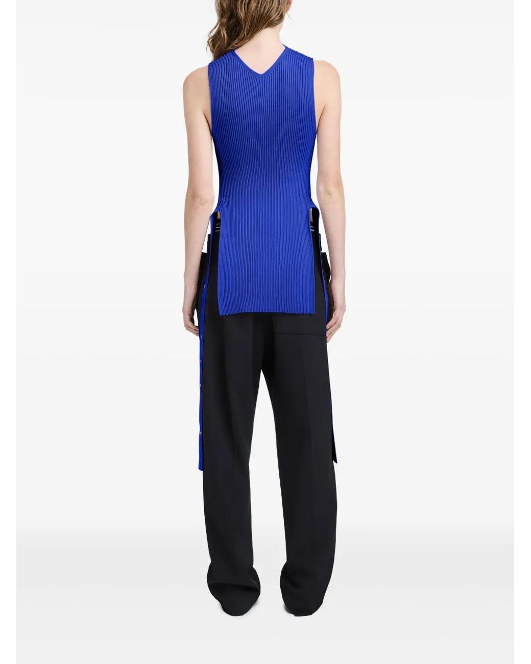 Proenza Schouler Blue Rita Tank Top
