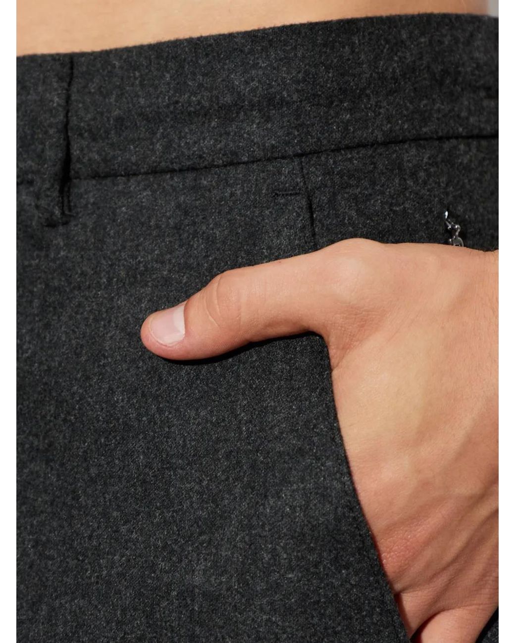 Bogner Black Riley Business Trousers for men