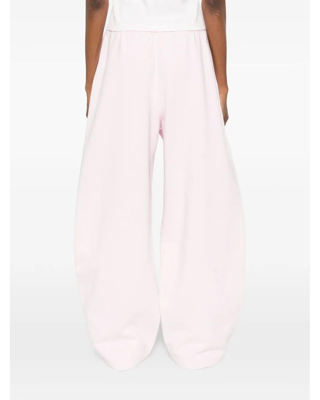 Alexander Wang Pink Rhinestone-Drawstring Track Pants