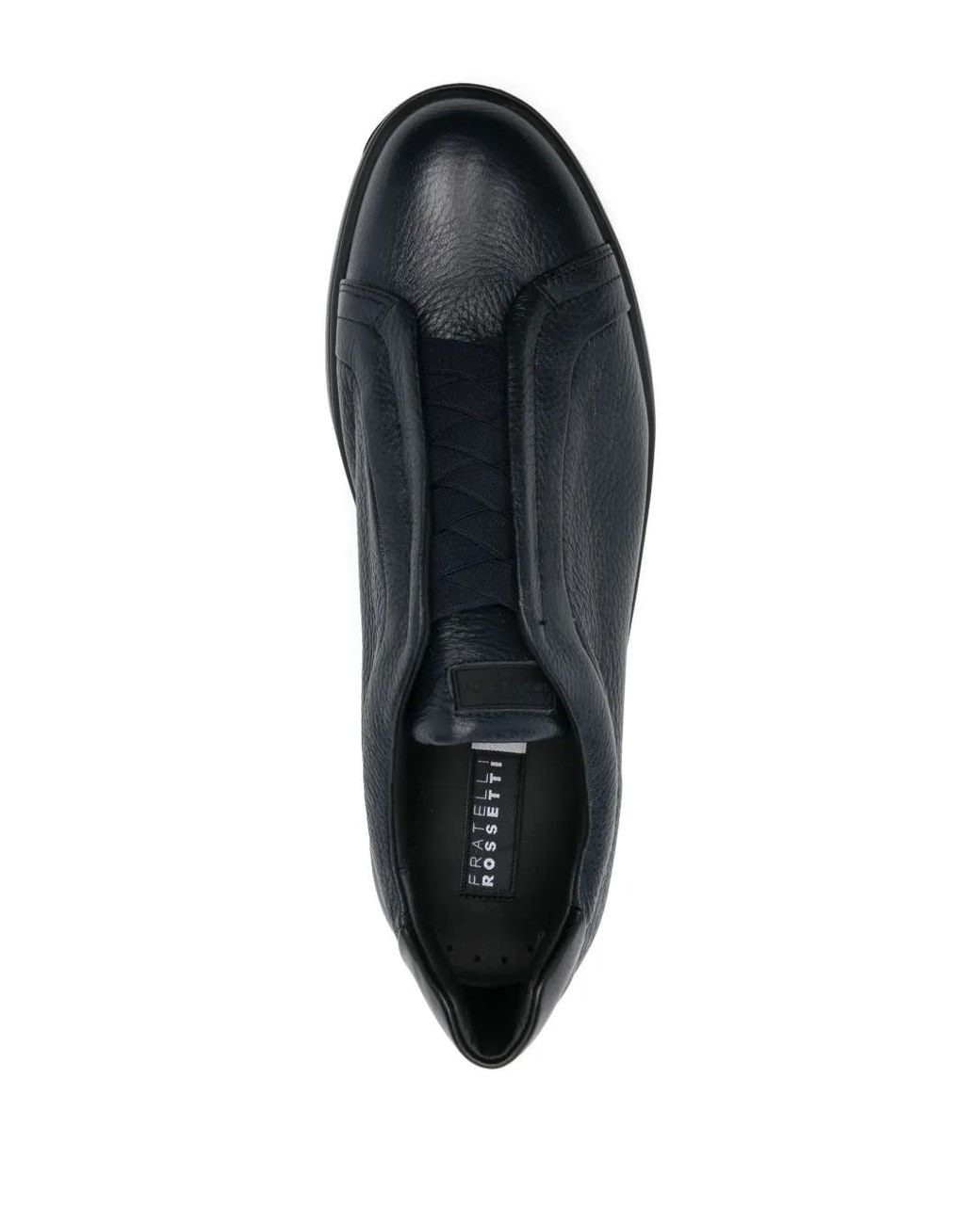 Fratelli Rossetti Black Leather Sneakers for men