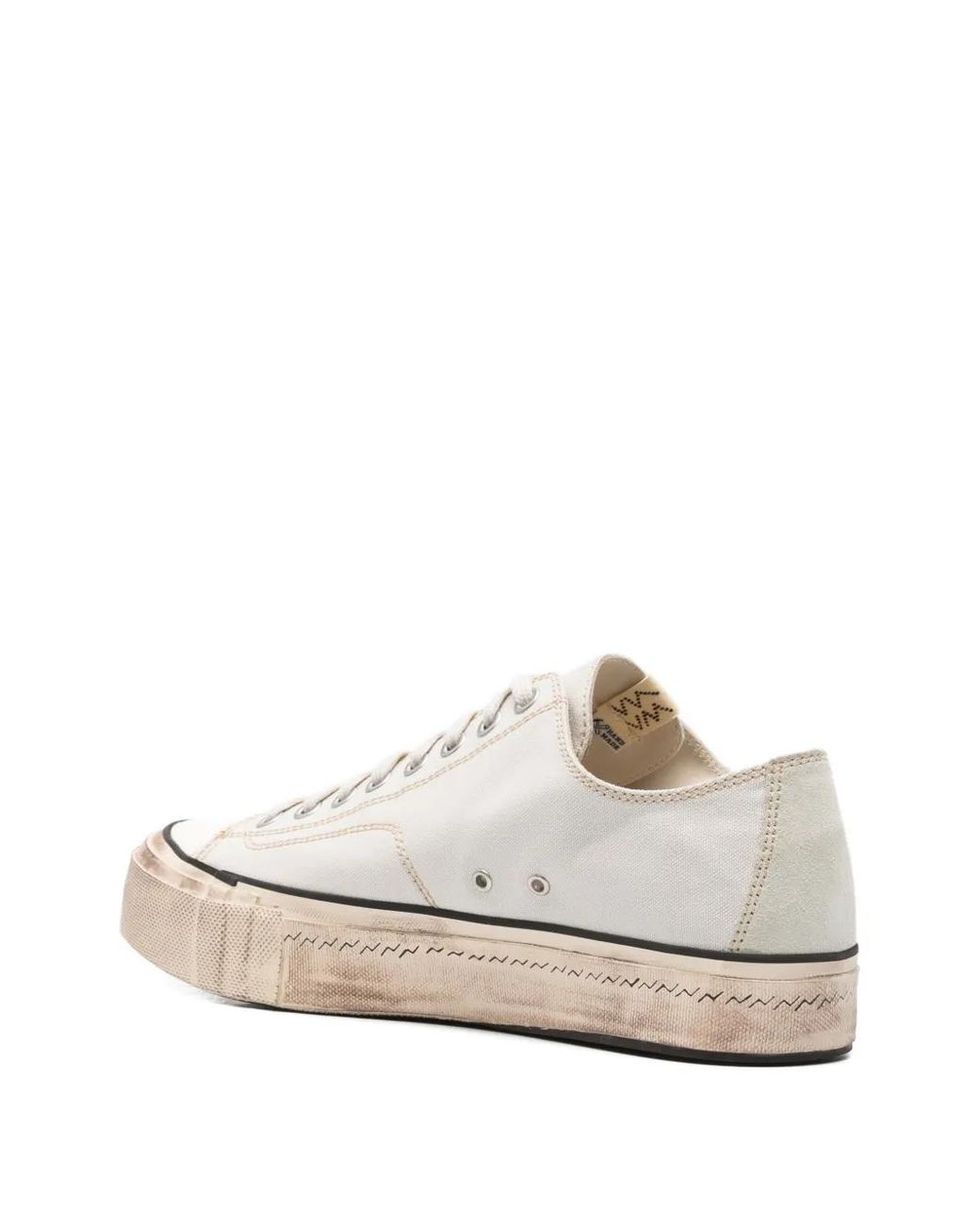 Visvim White Lace-Up Sneakers for men