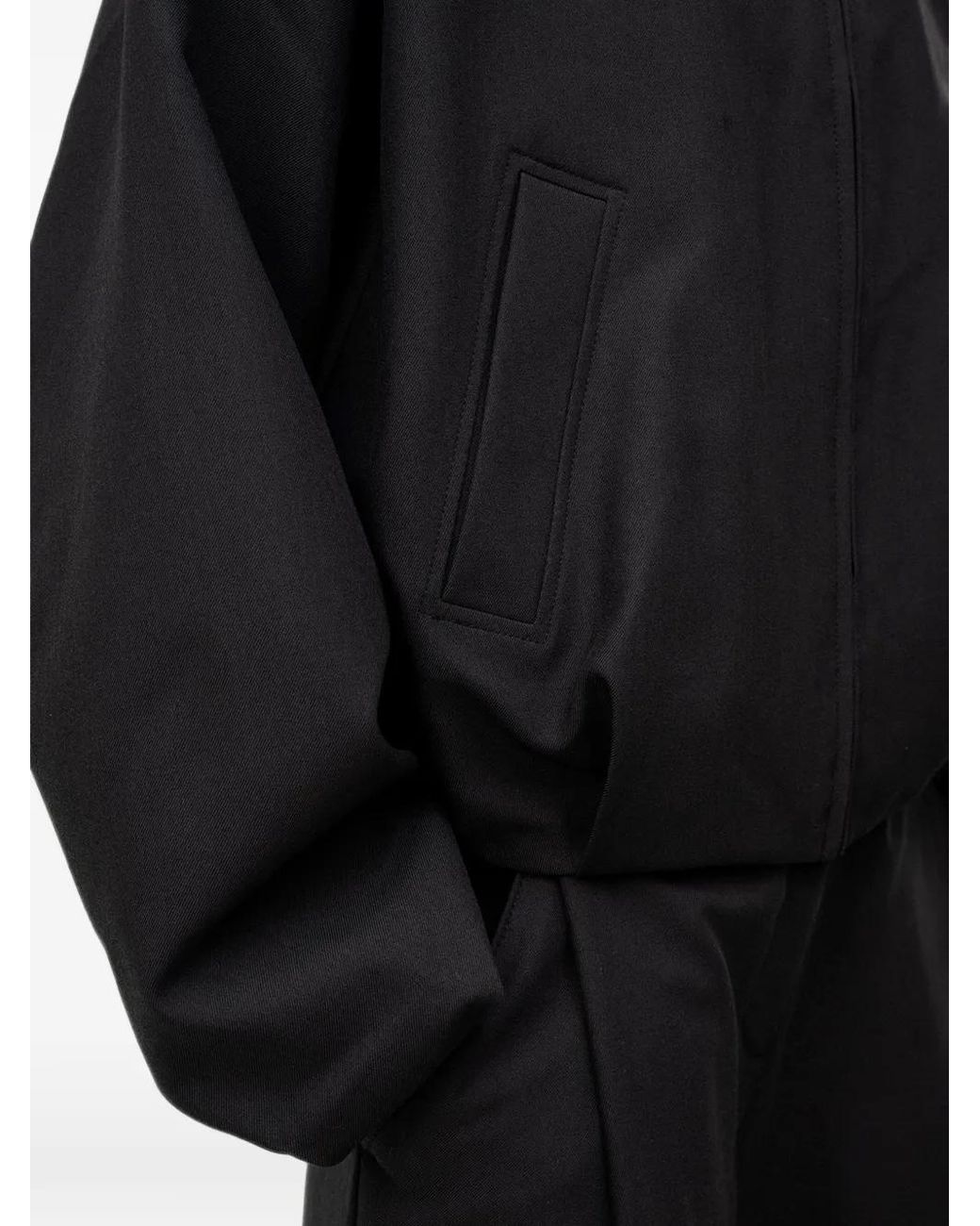 HUGO Oversized Bomberjack in het Black