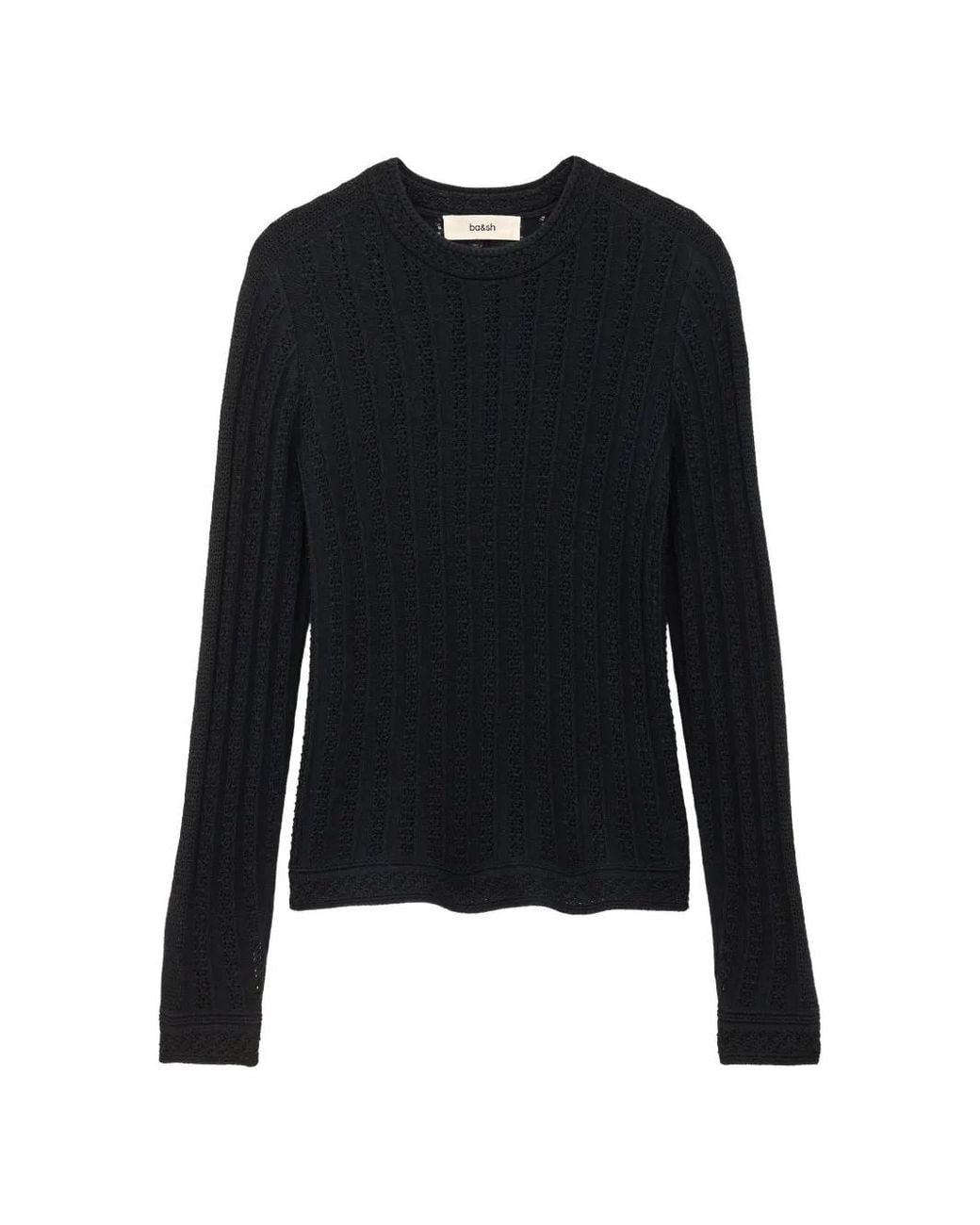 Ba&sh Blue Dakar Pullover Aus Pointelle-Strick