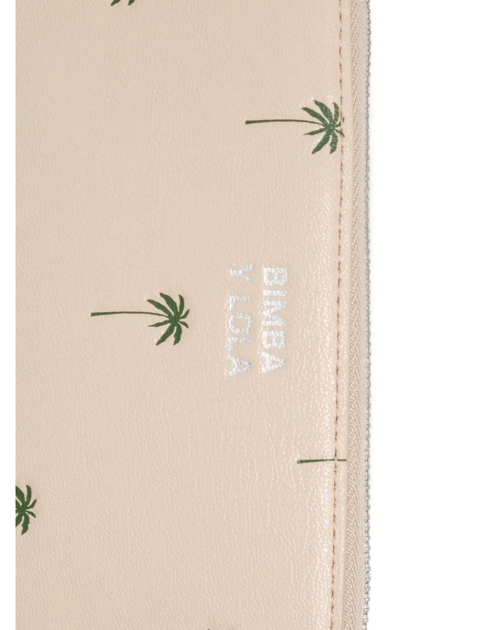 Bimba Y Lola Natural Palms Tree-Print Wallet