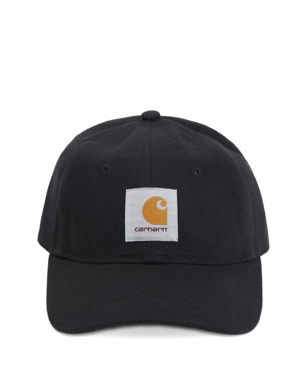 Carhartt Black Baseballkappe Mit Logo-Patch