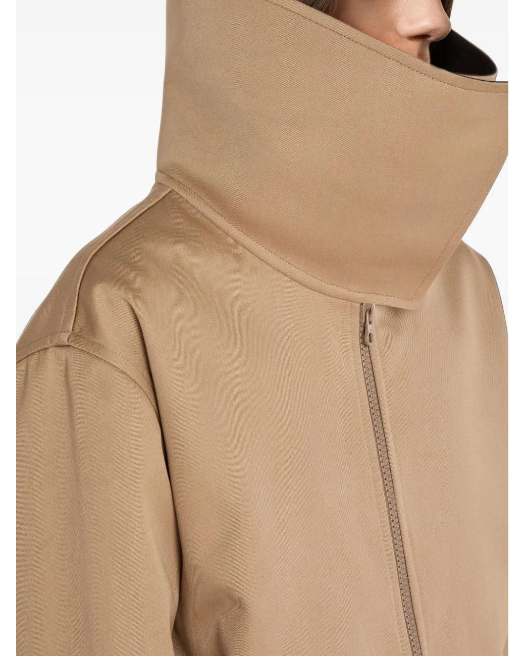 Courreges Natural High-Neck Jacket