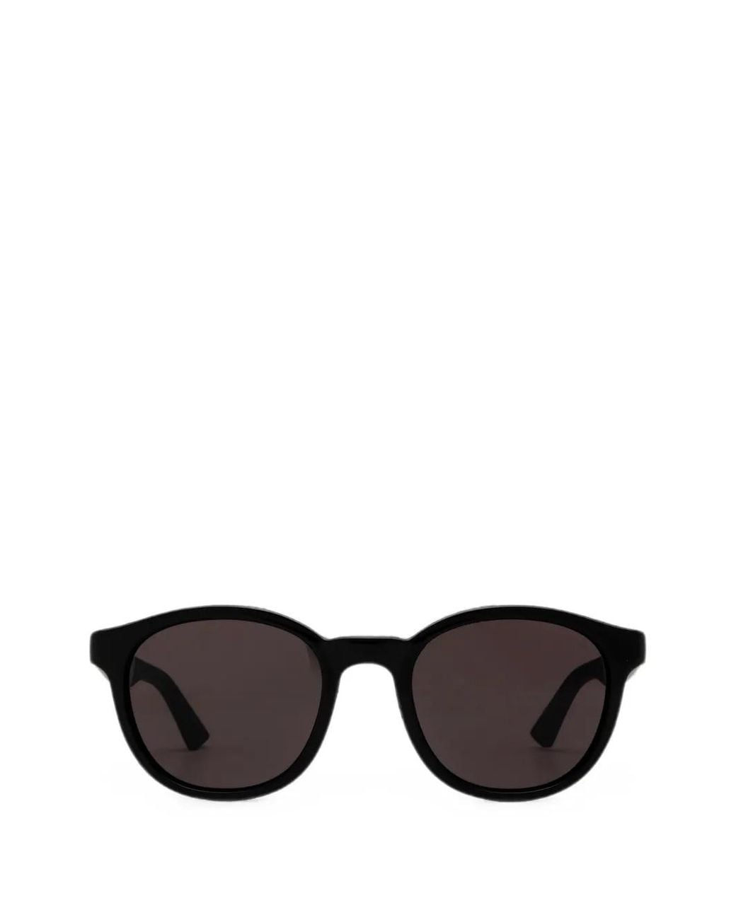 Montblanc Black Round-Frame Sunglasses for men