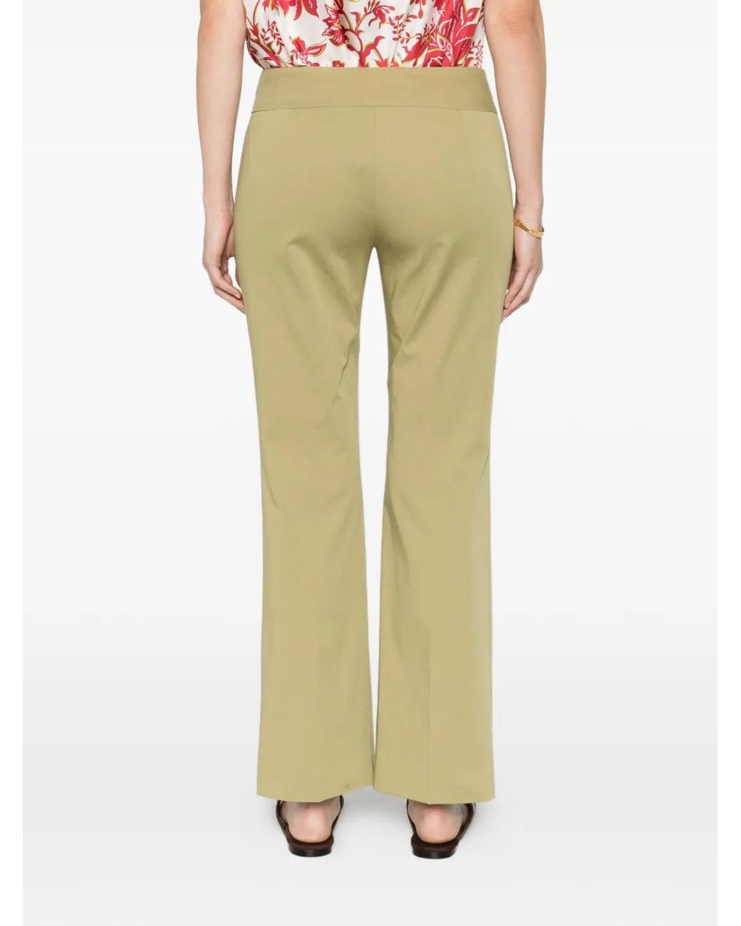 Etro Natural Buttoned Front-Pocket Trousers