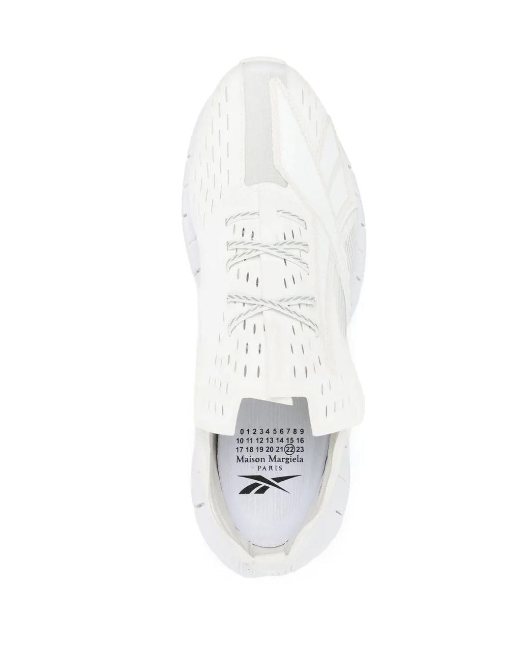 Reebok White Luxury Zig 3D Storm Memory Sneaker for men