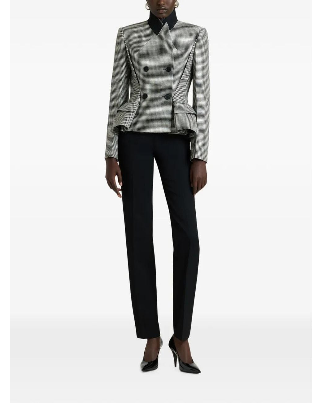 Givenchy Gray Pinch Double-Breasted Jacket