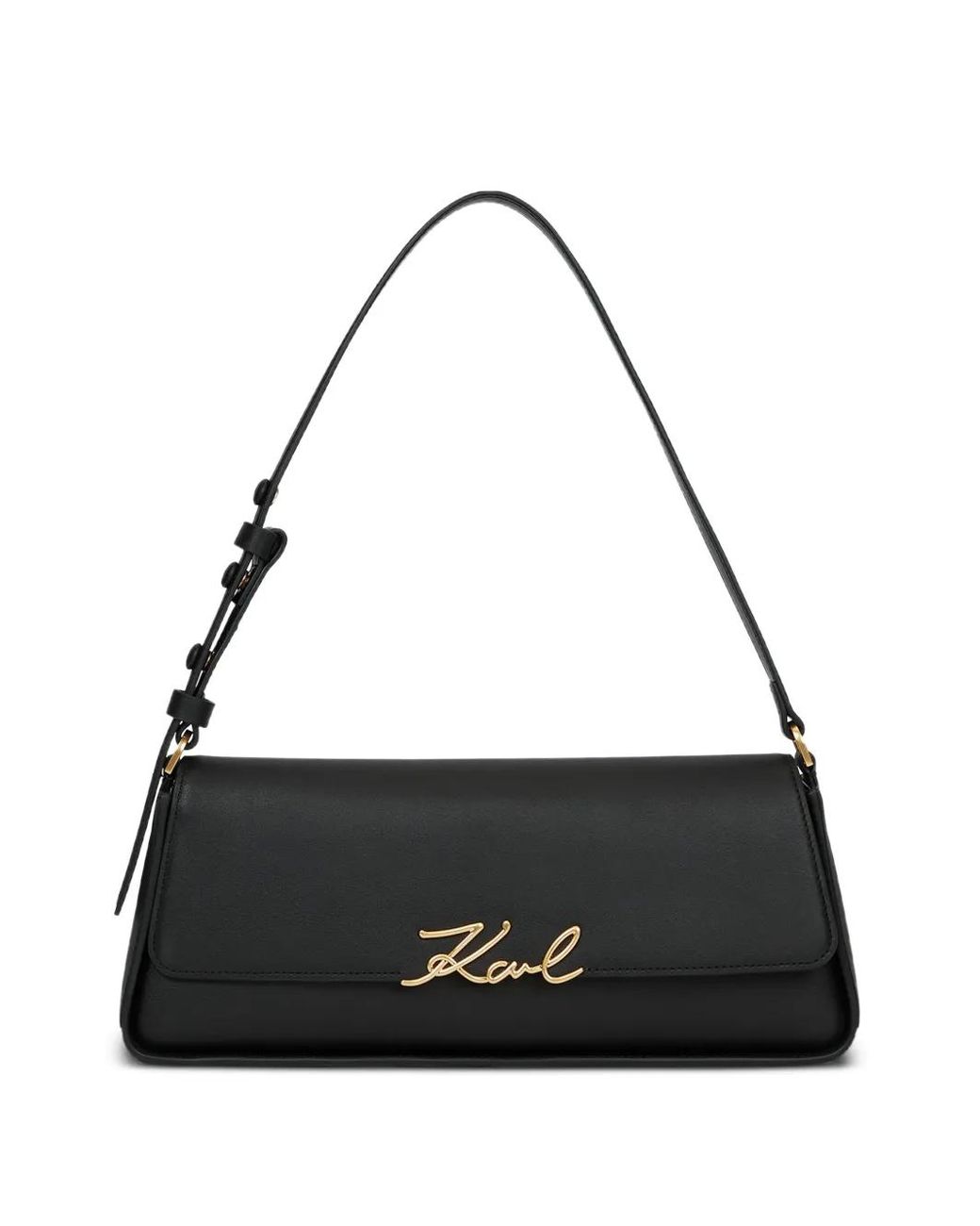 Karl Lagerfeld Black Sac Porté Épaule À Logo K/Signature