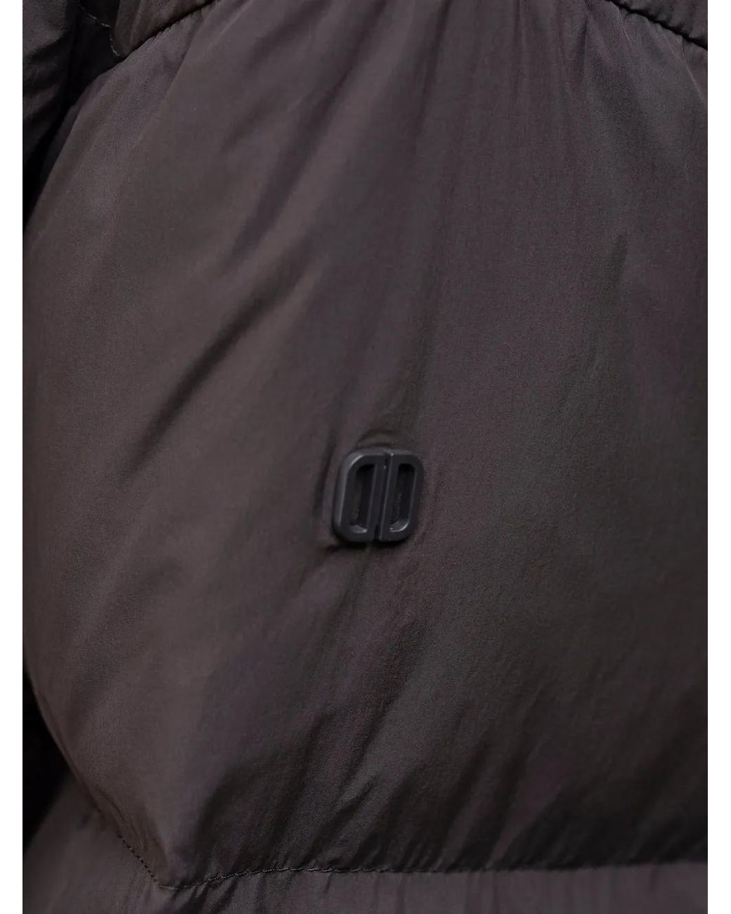 DUNO Gray High-Neck Parka Coat