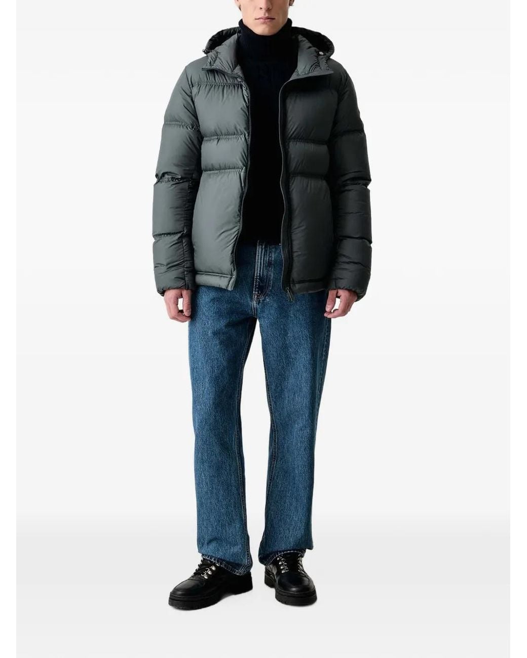 Colmar Hooded Padded Jacket in Black for Men | Lyst