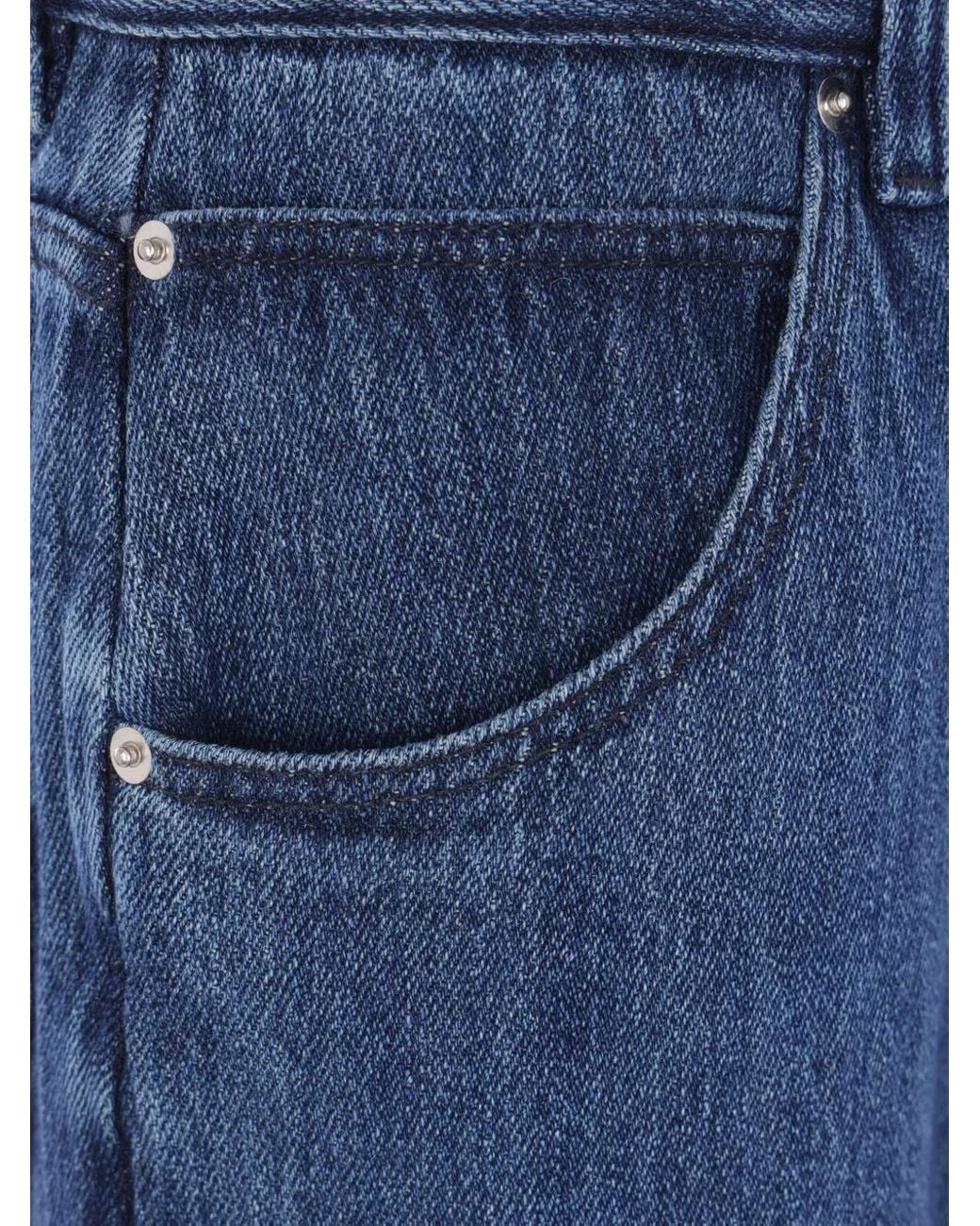 NAMACHEKO Blue Warkworth Five-Pocket Jeans for men
