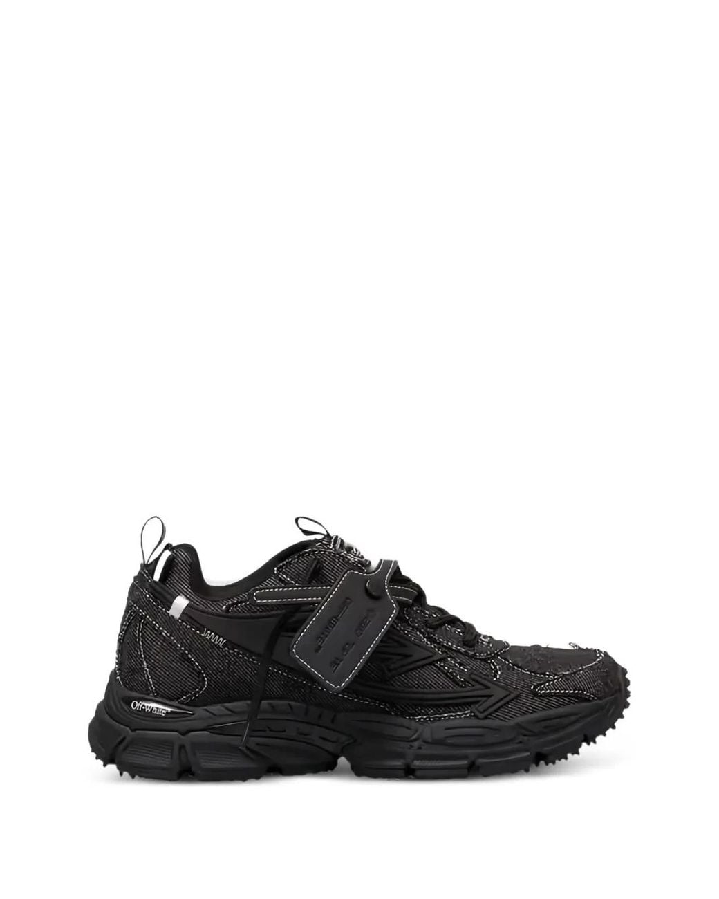 Off-White c/o Virgil Abloh Black Be Right Back Denim Sneakers for men