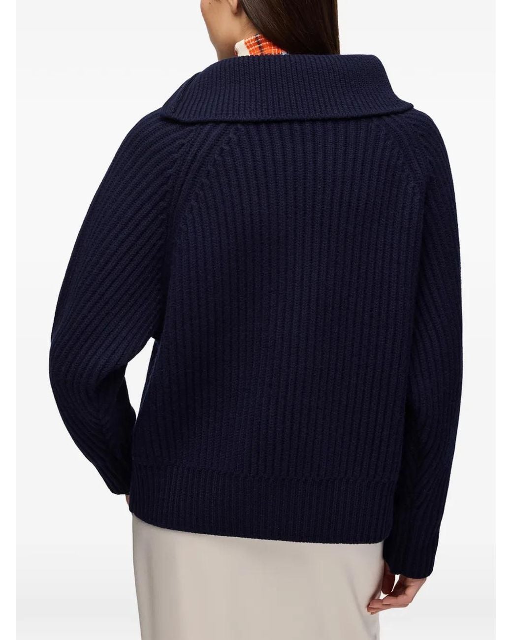 Ganni Blue Turtleneck Sweater