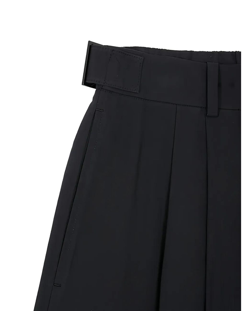 Juun.J Black Pleated Shorts
