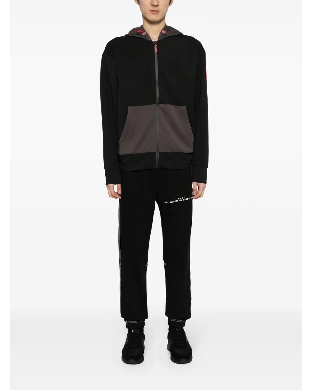 HUGO Black Dirabelo Track Pants for men
