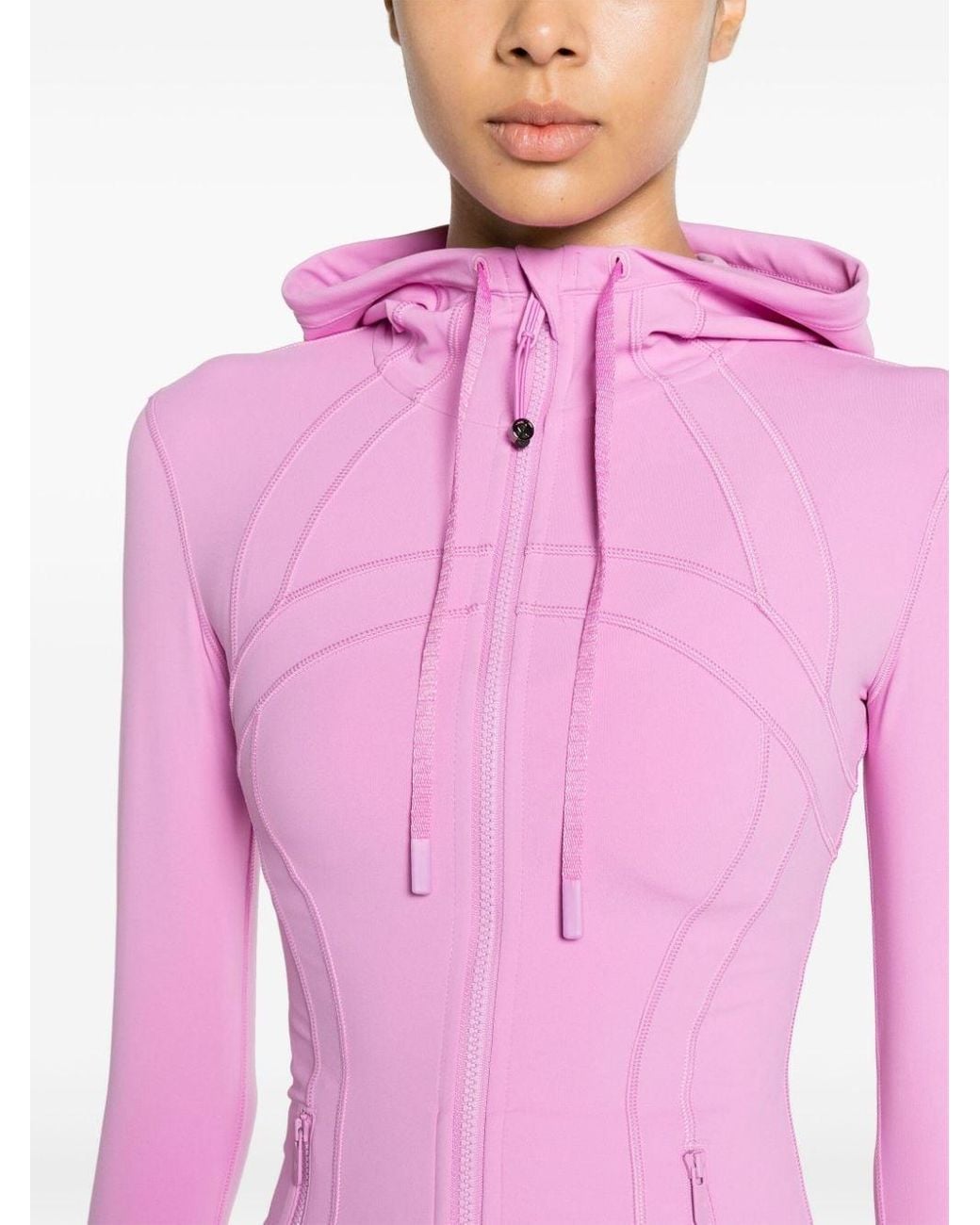lululemon Define Hooded Jacket Nulu in Pink | Lyst UK