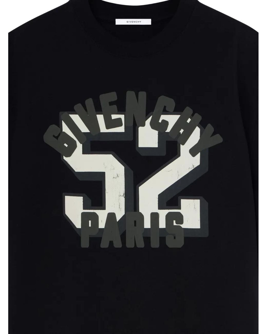 Givenchy Black Boxy-Fit T-Shirt for men