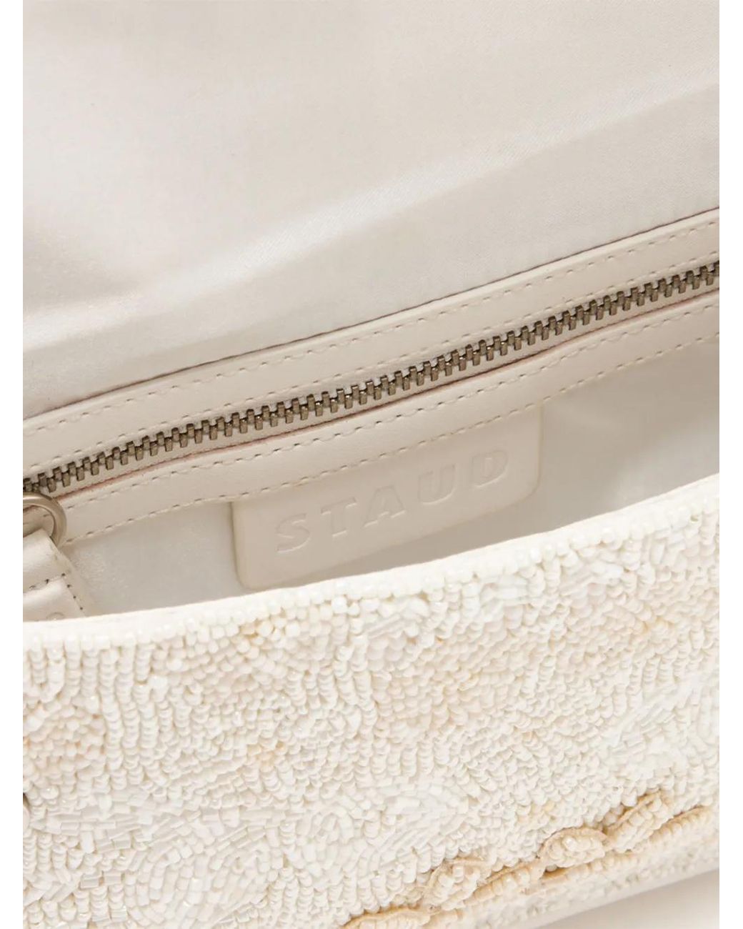 Staud White Tommy Tote Bag