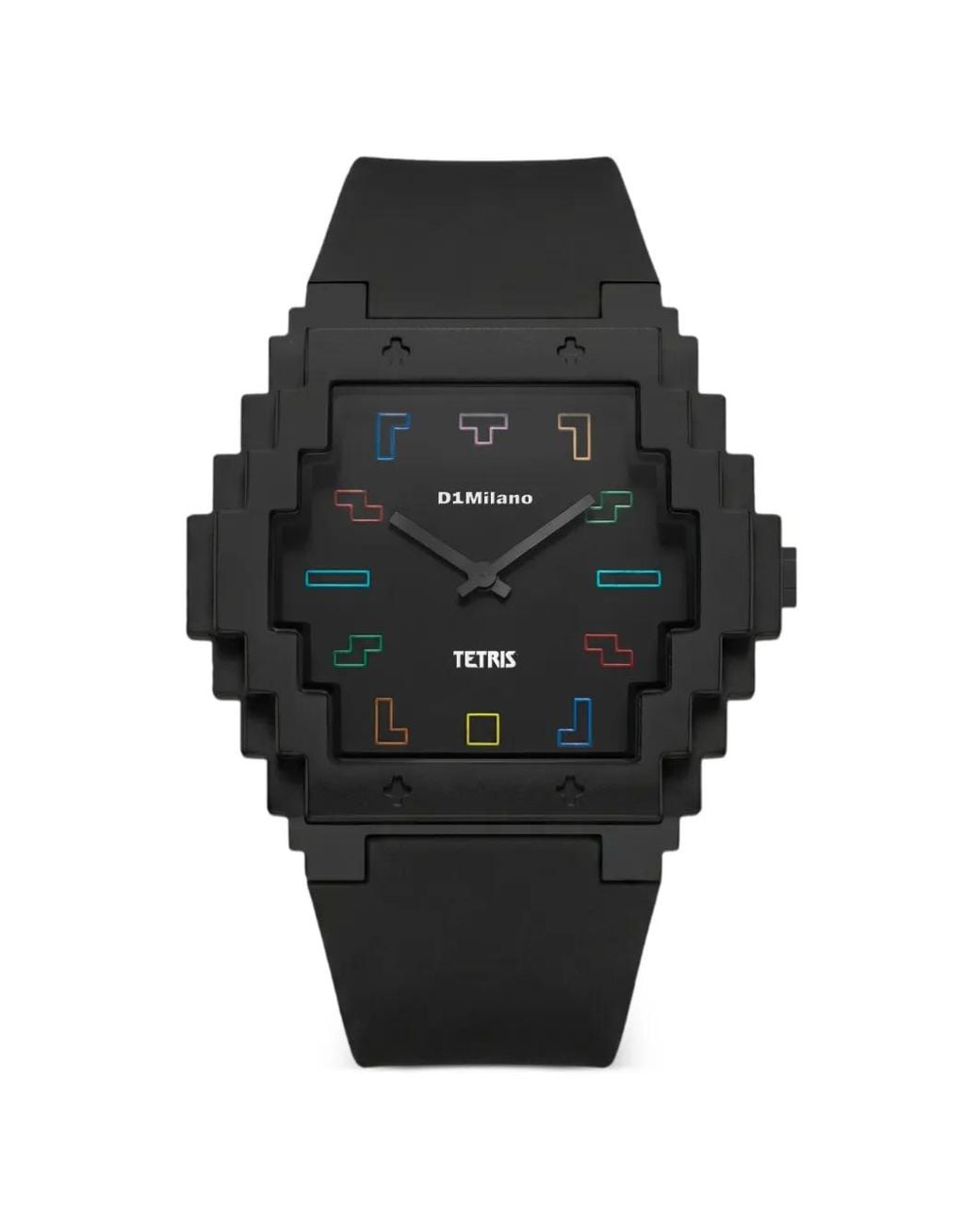 D1 Milano Black X Tetris 40Mm Watch for men