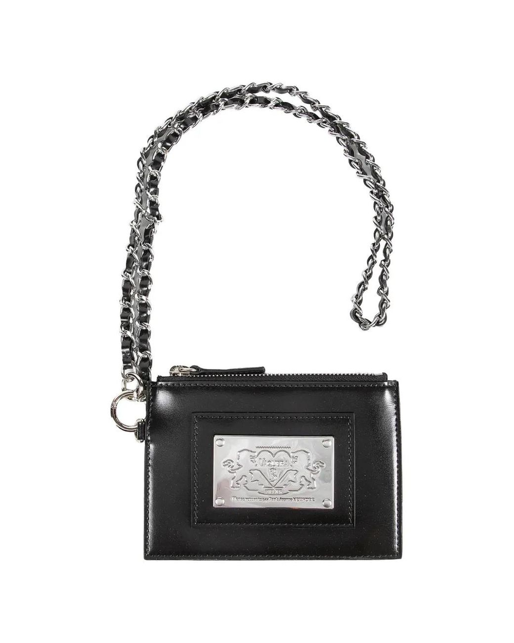 VAQUERA White Beschichtetes Portemonnaie Mit Kette