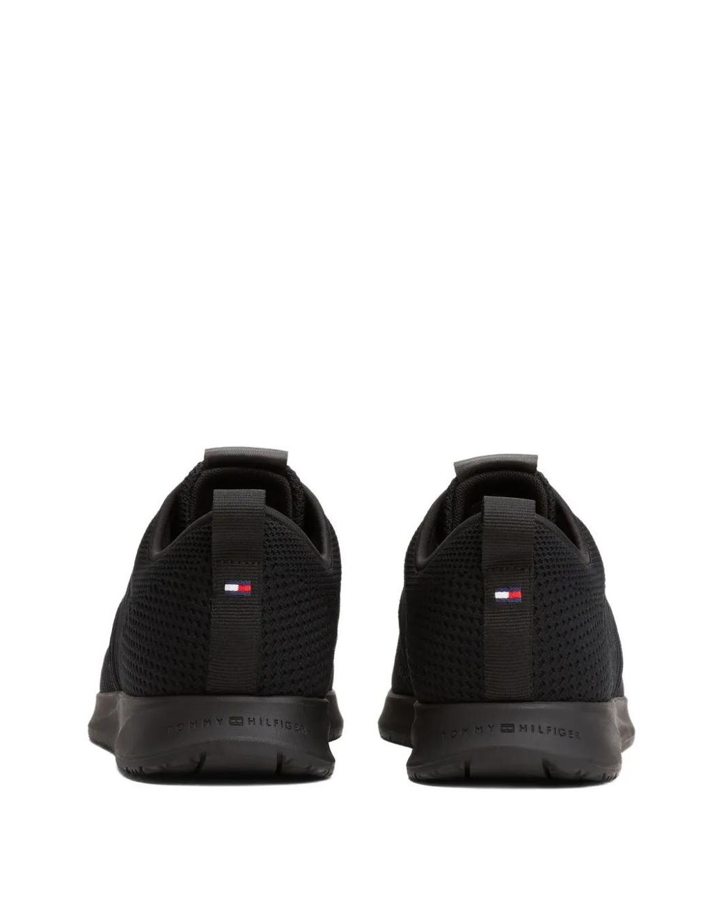 Tommy Hilfiger Black Logo Trainers for men