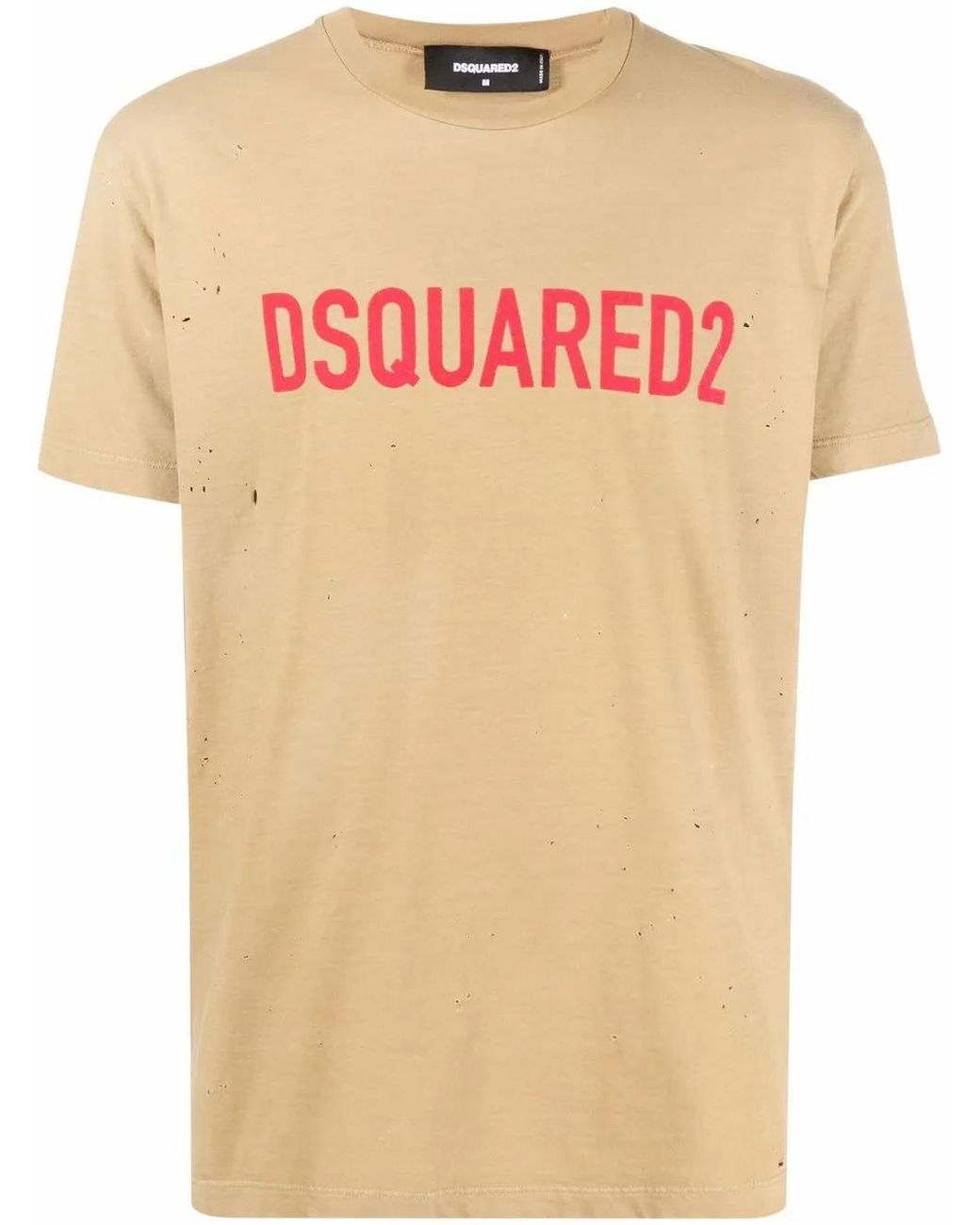 DSquared² Pink Logo-Print Short-Sleeve T-Shirt for men