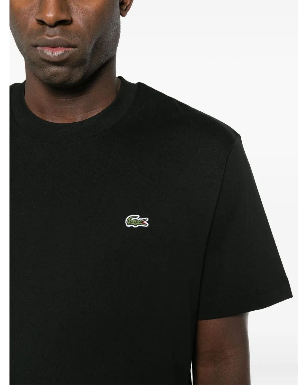 Lacoste Black Tee Shirts for men