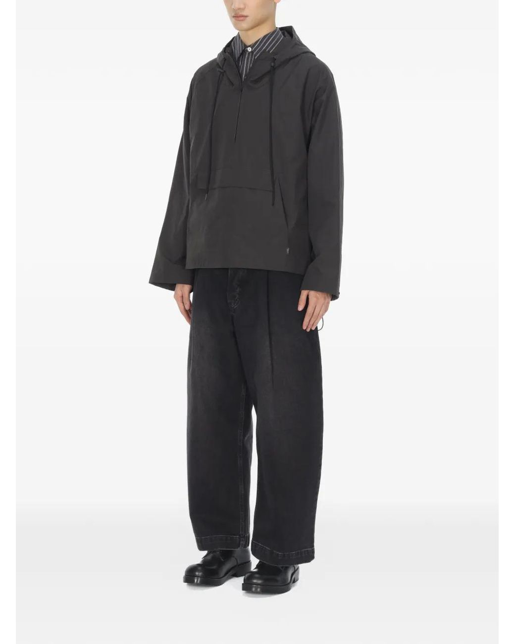 Studio Nicholson Black Veste À Capuche for men