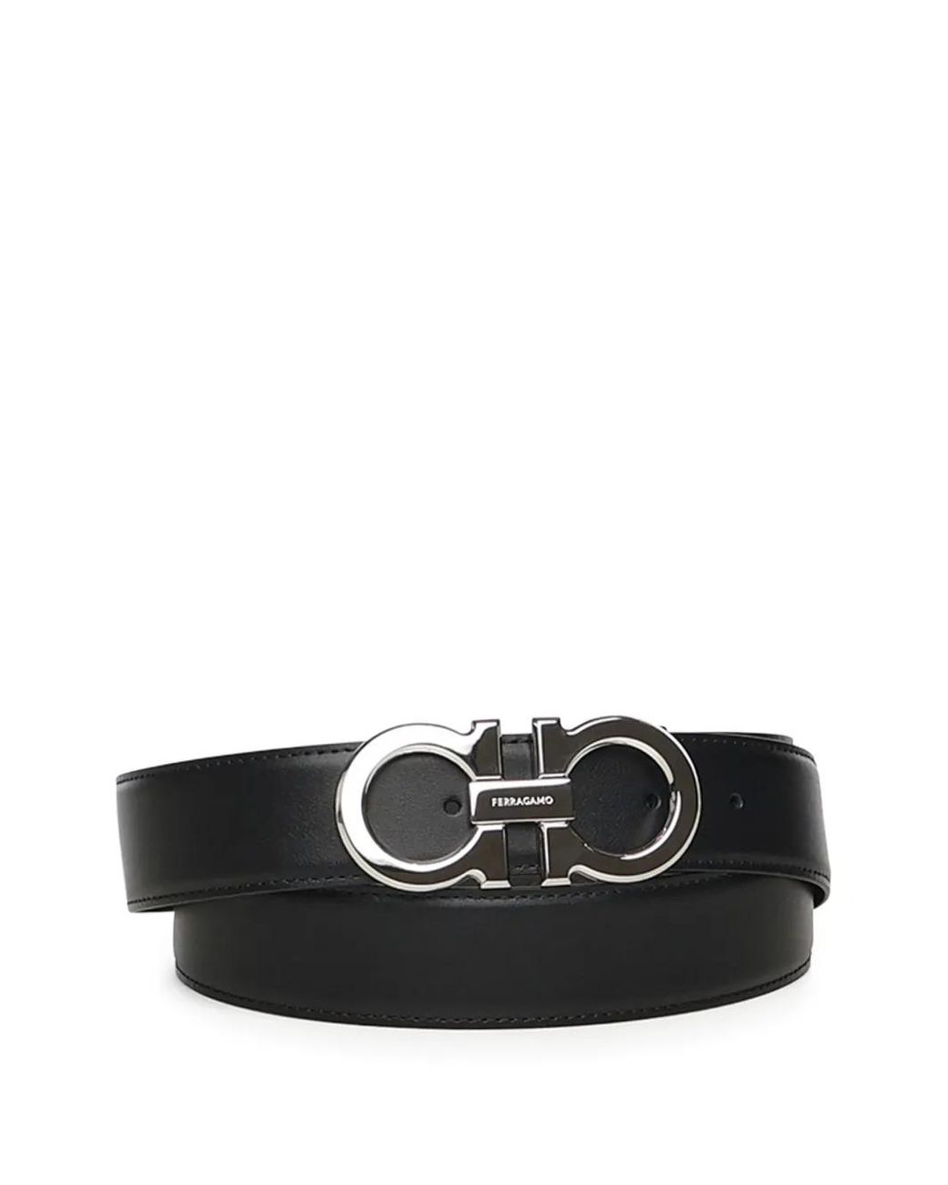 Belts Ferragamo de hombre de color Black