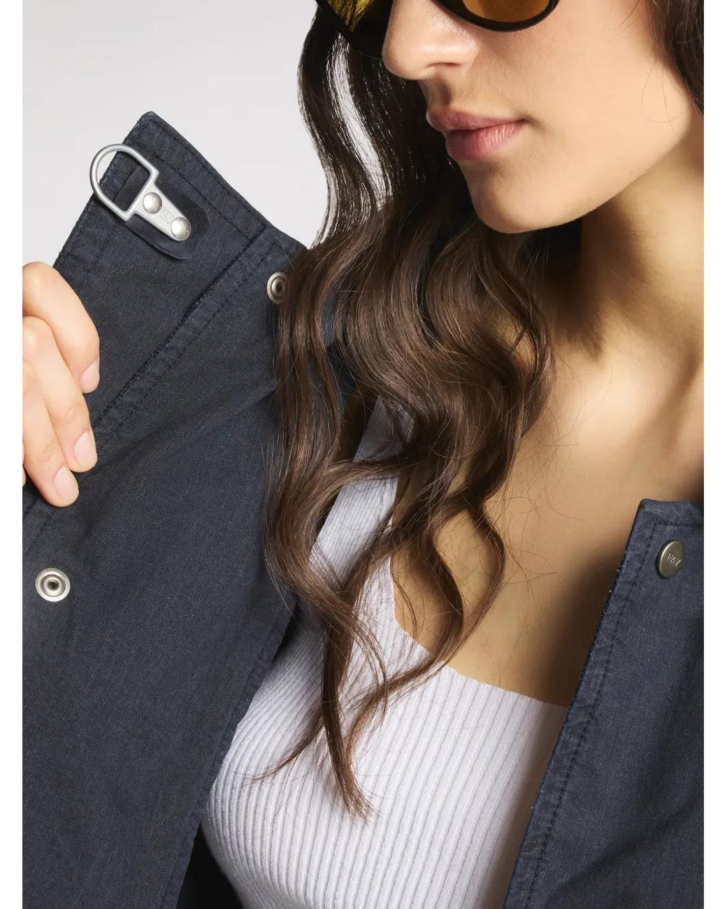 Chaqueta Con Bolsillos De Parche Fay de color Blue