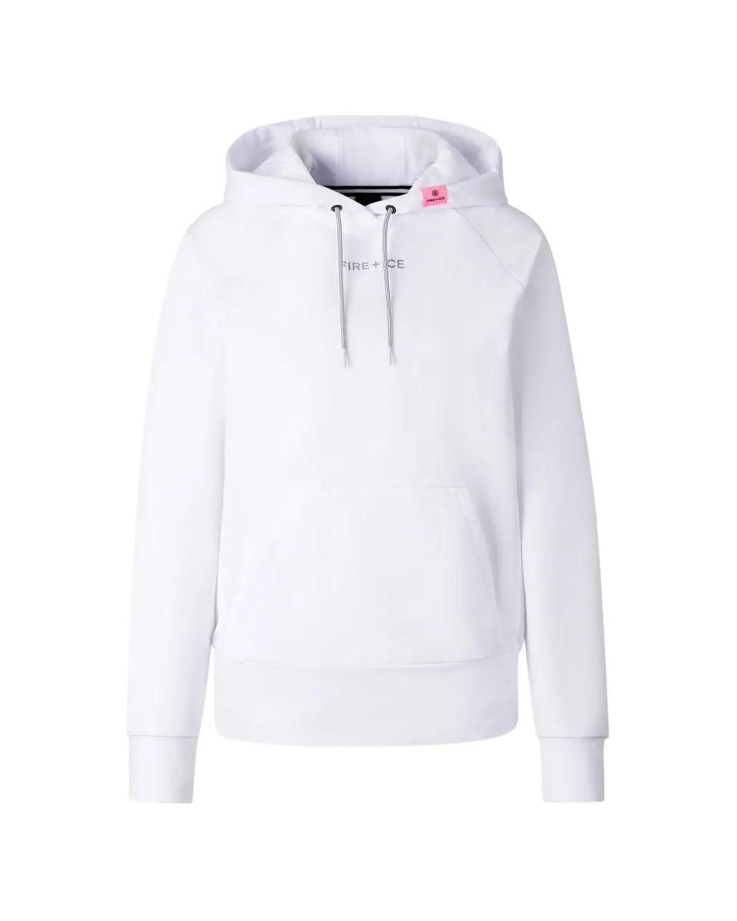 Bogner Fire + Ice White Nala Logo-Print Hoodie