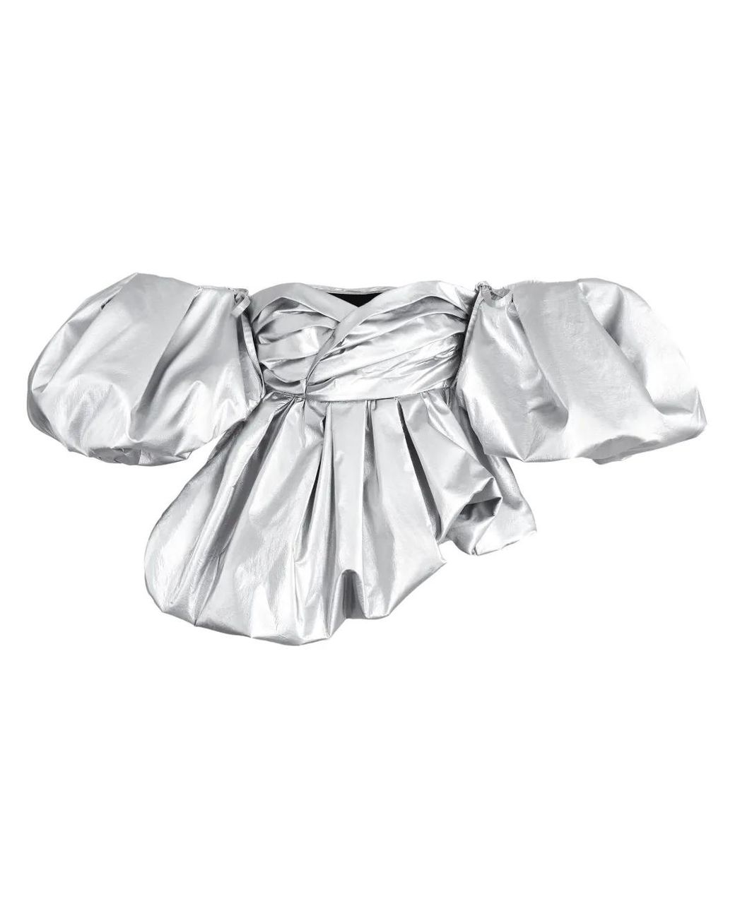 Marc Jacobs Bubble Metallic-Finish Top