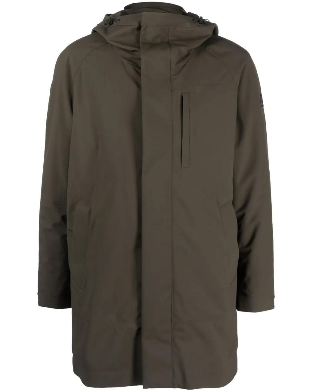 Parka Larga Con Capucha Paul & Shark de hombre de color Gray