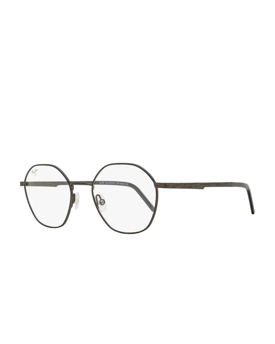 Maui Jim Black Geometric-Frame Glasses