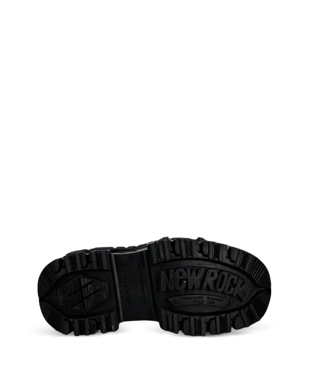 Botas M-TANK1553-C16 con cordones New Rock de color Black