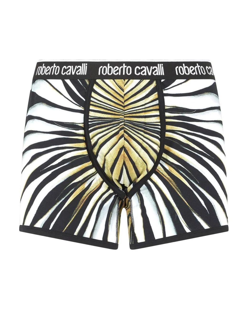Roberto Cavalli White Print Boxers for men