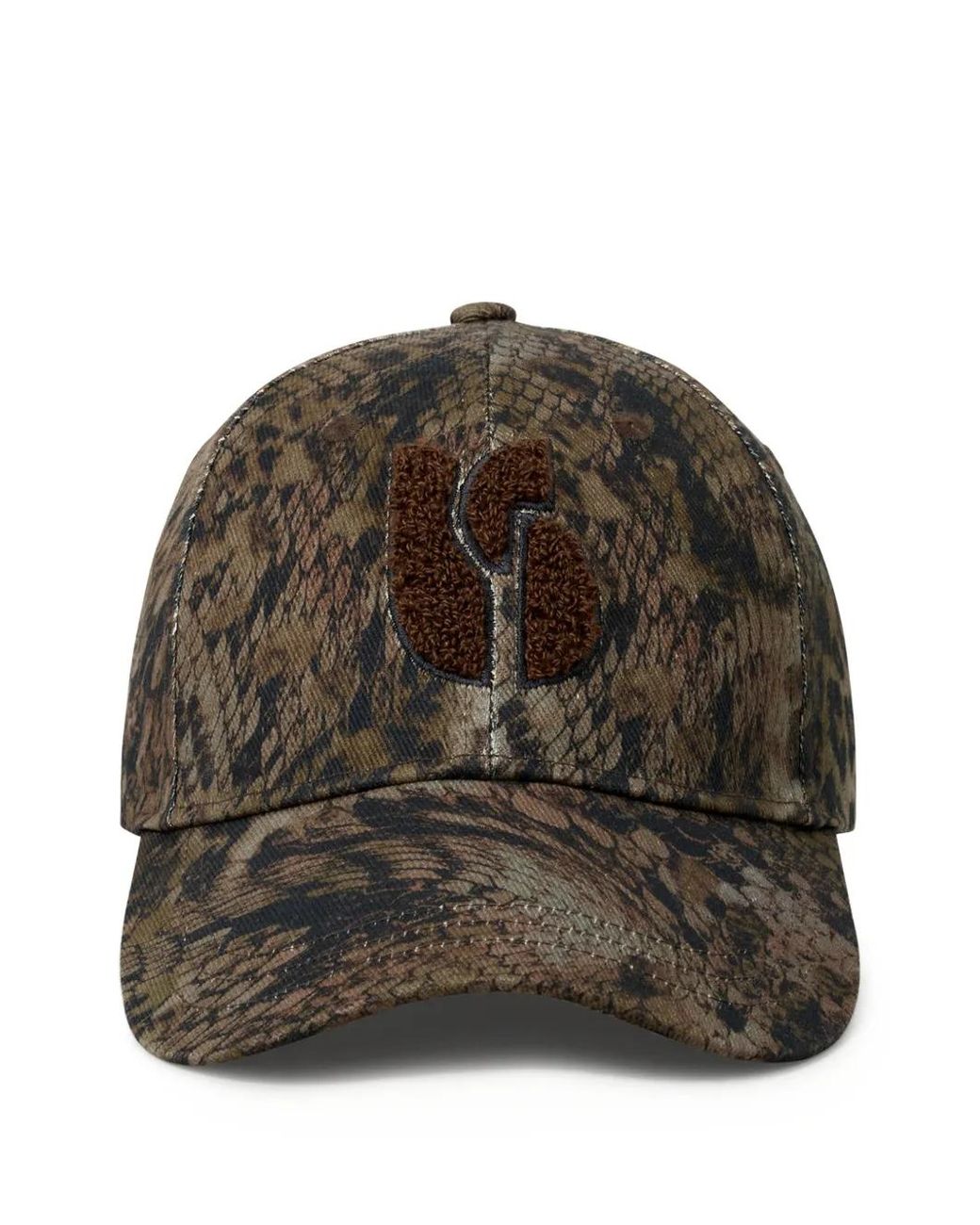 Ba&sh Brown Casquette Honi À Logo Appliqué