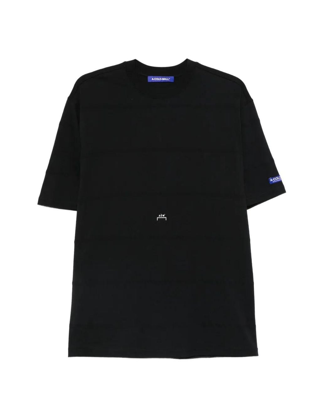 A_COLD_WALL* Black Logo-Print T-Shirt for men
