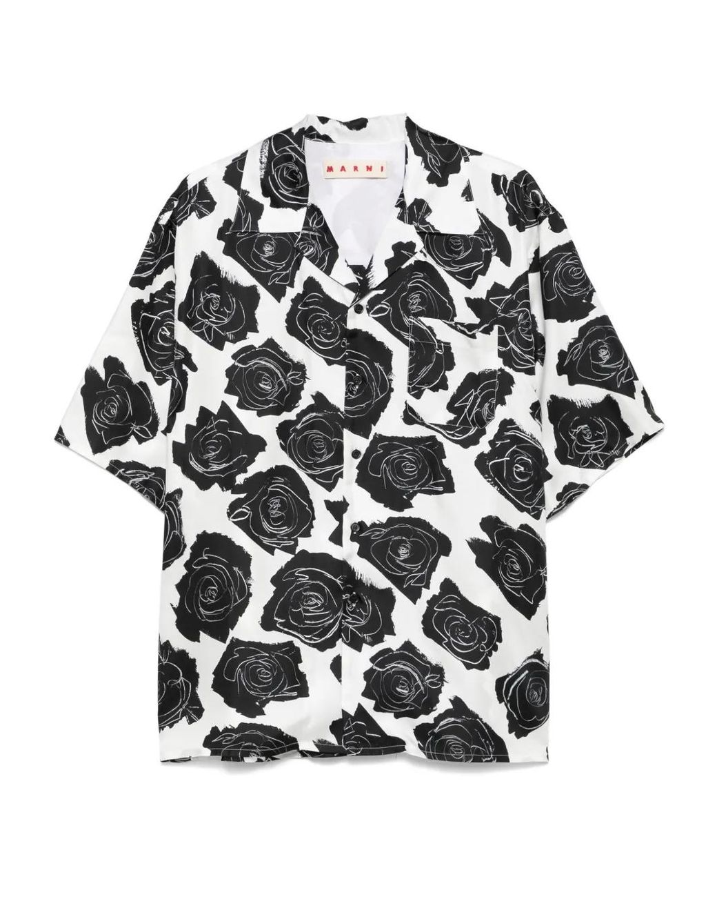Marni Black Short Sleeves Shirt for men
