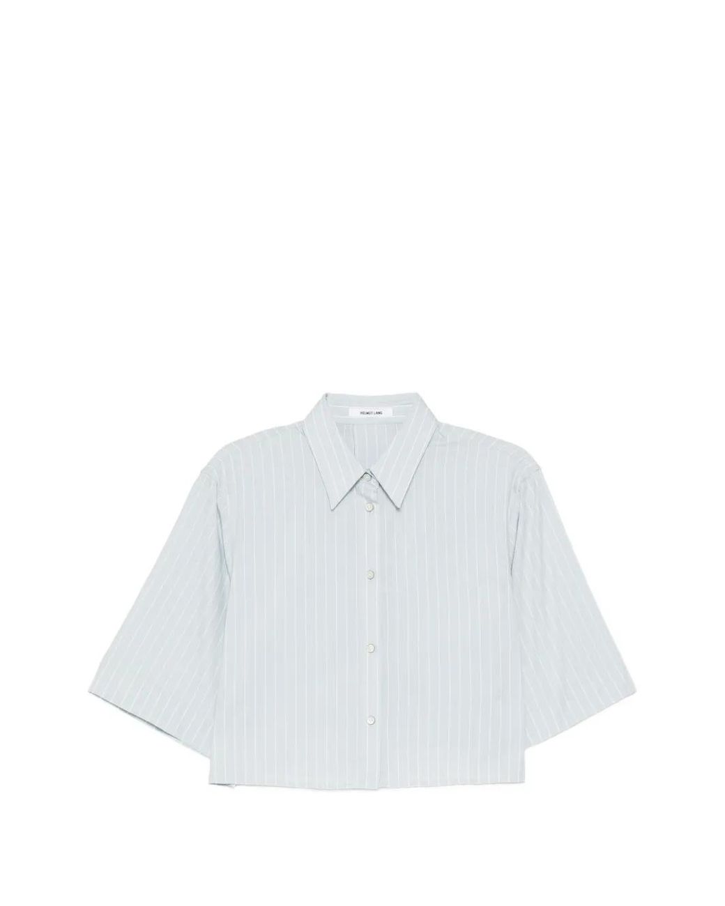 Helmut Lang White Striped Long-Sleeve Shirt