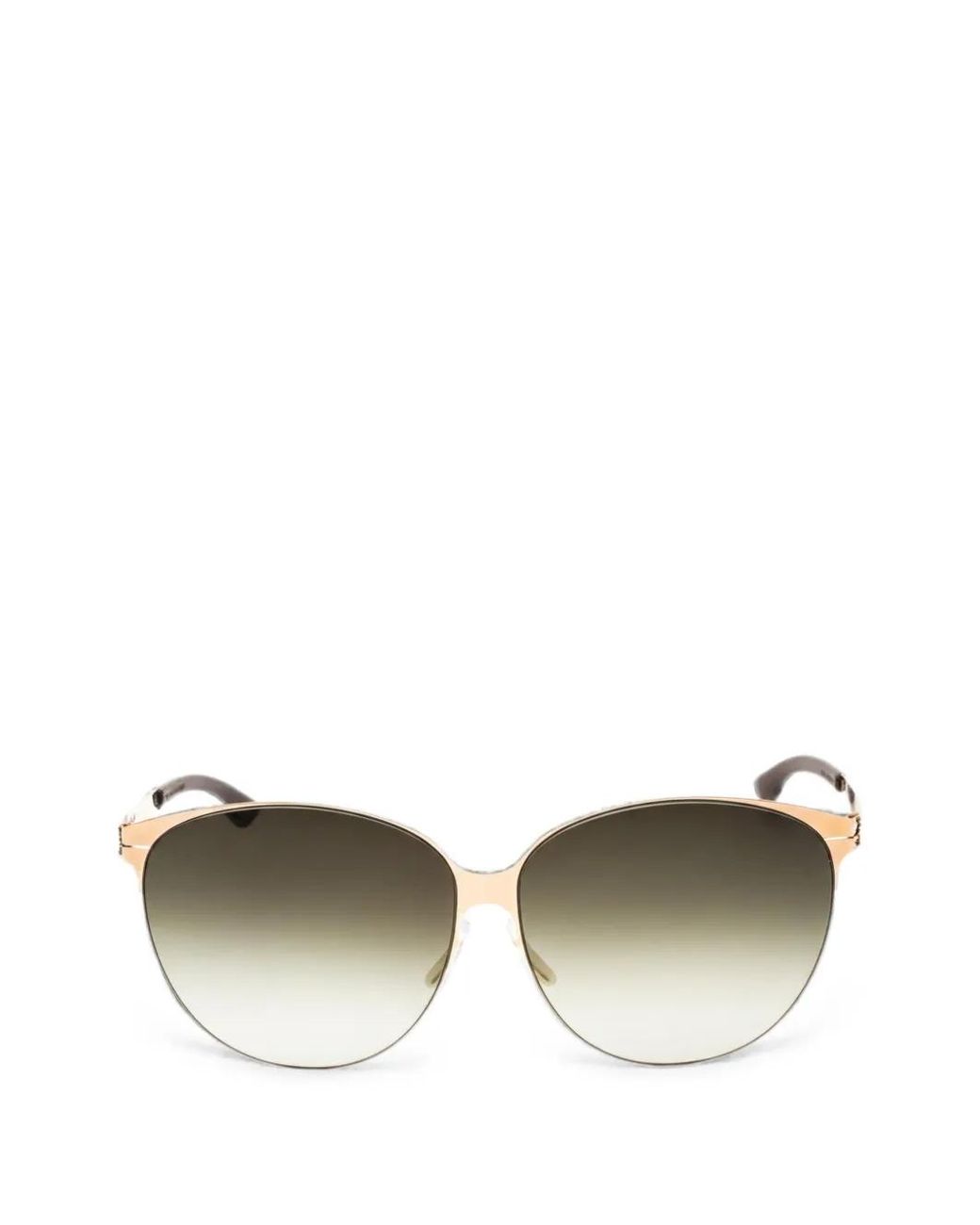 Ic! Berlin Metallic Round-Frame Sunglasses