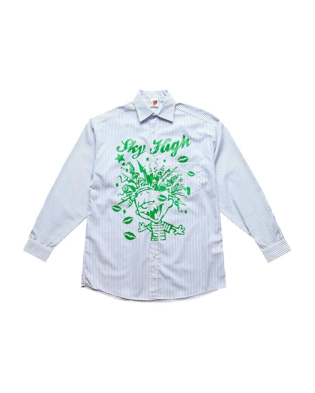 Sky High Farm Blue Mindblown Shirt for men