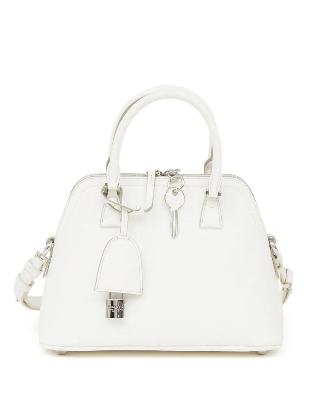 Maison Margiela White 5ac Mini Leather Handbag