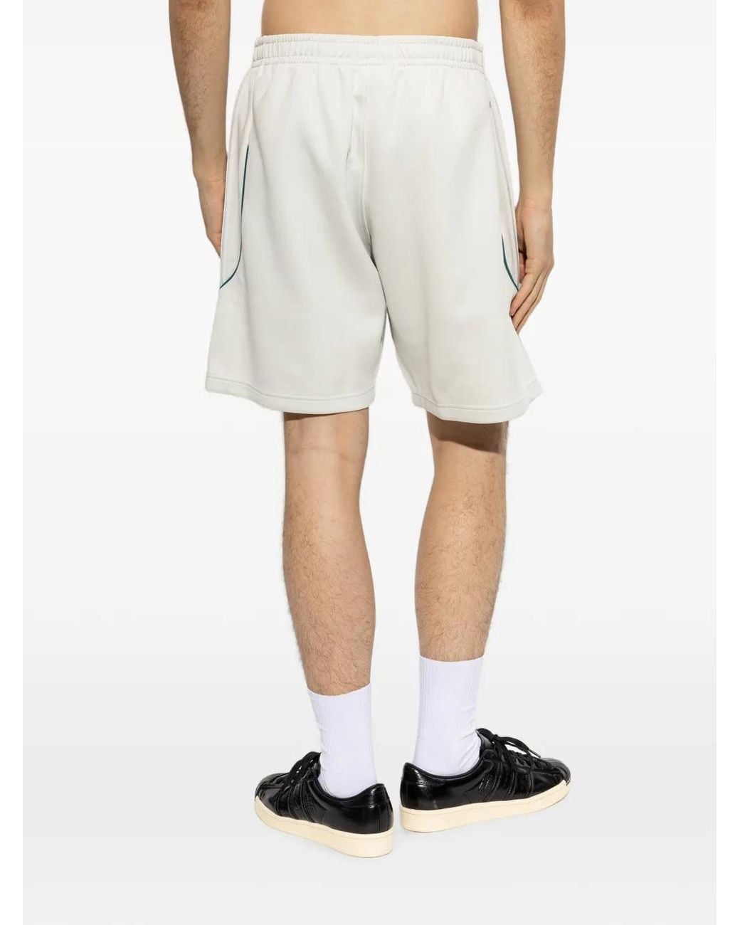 Adidas White X Liverpool Fc Logo-Print Track Shorts for men